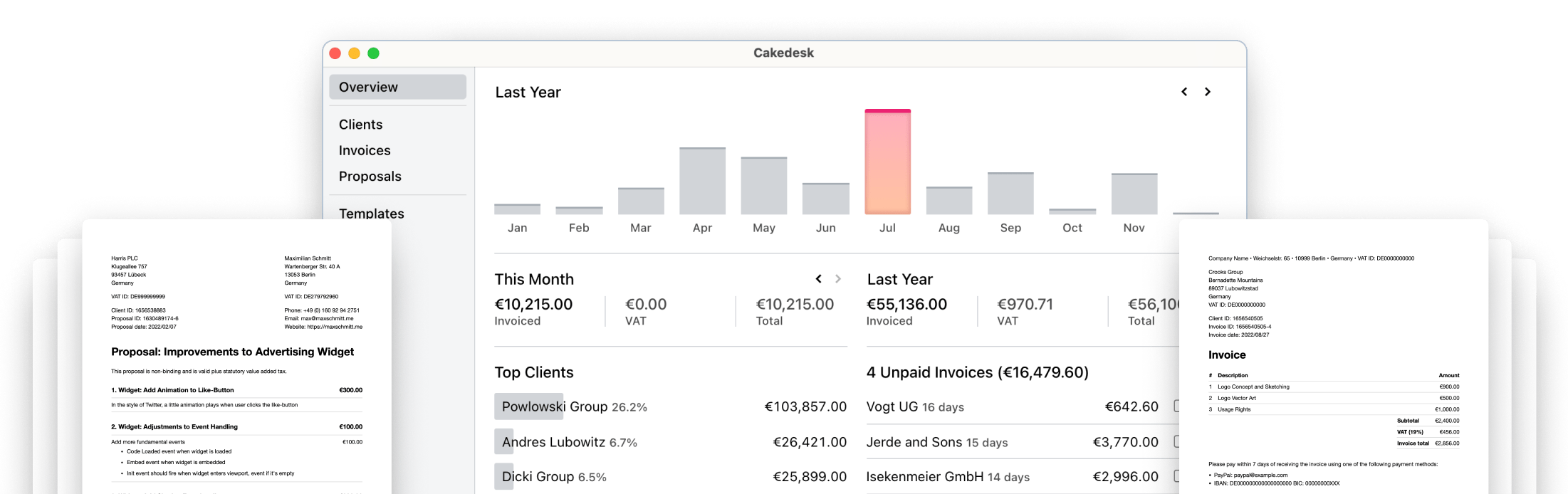 Cakedesk Screenshot