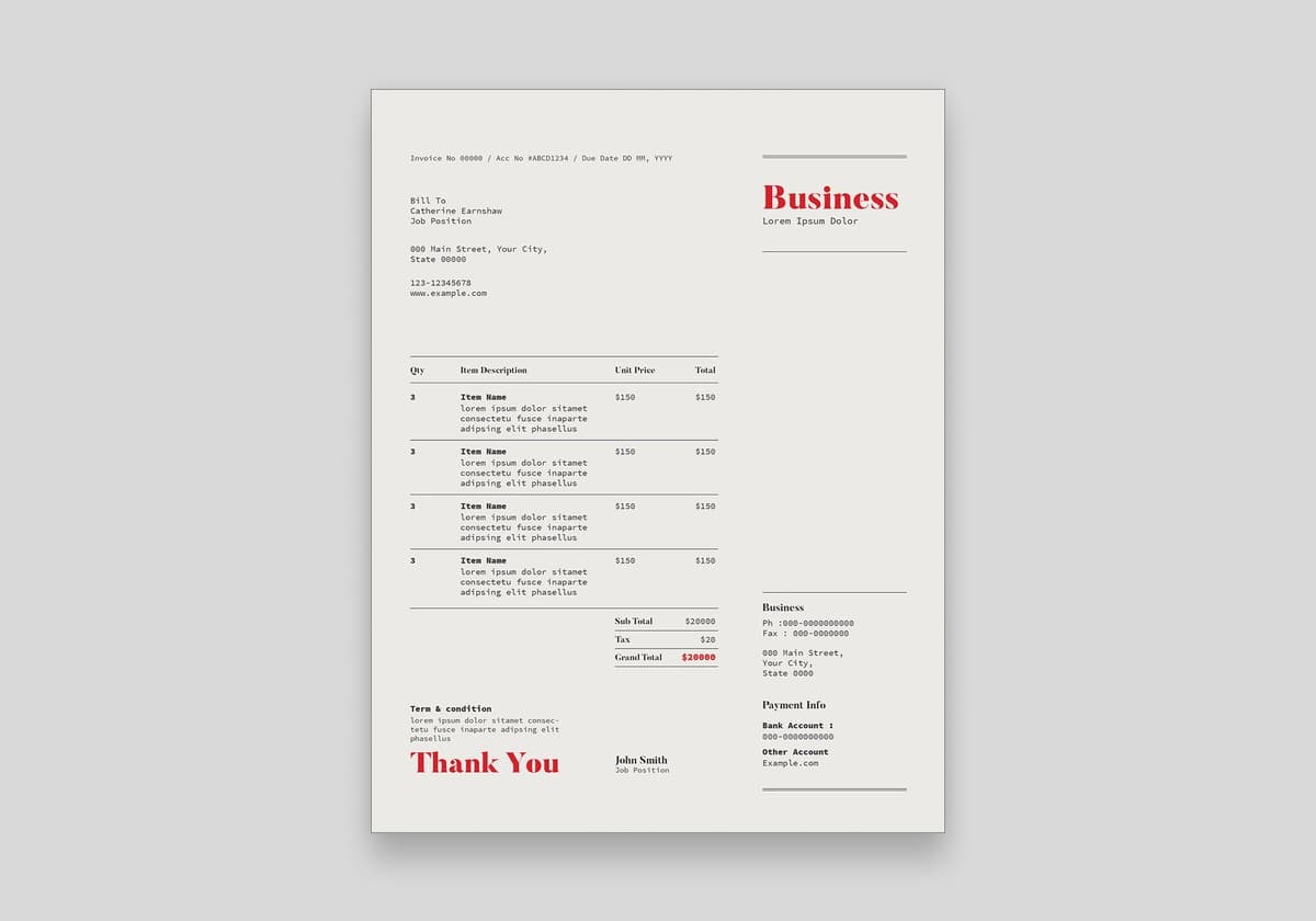 invoice-design-inspiration-invoicepiration-cakedesk