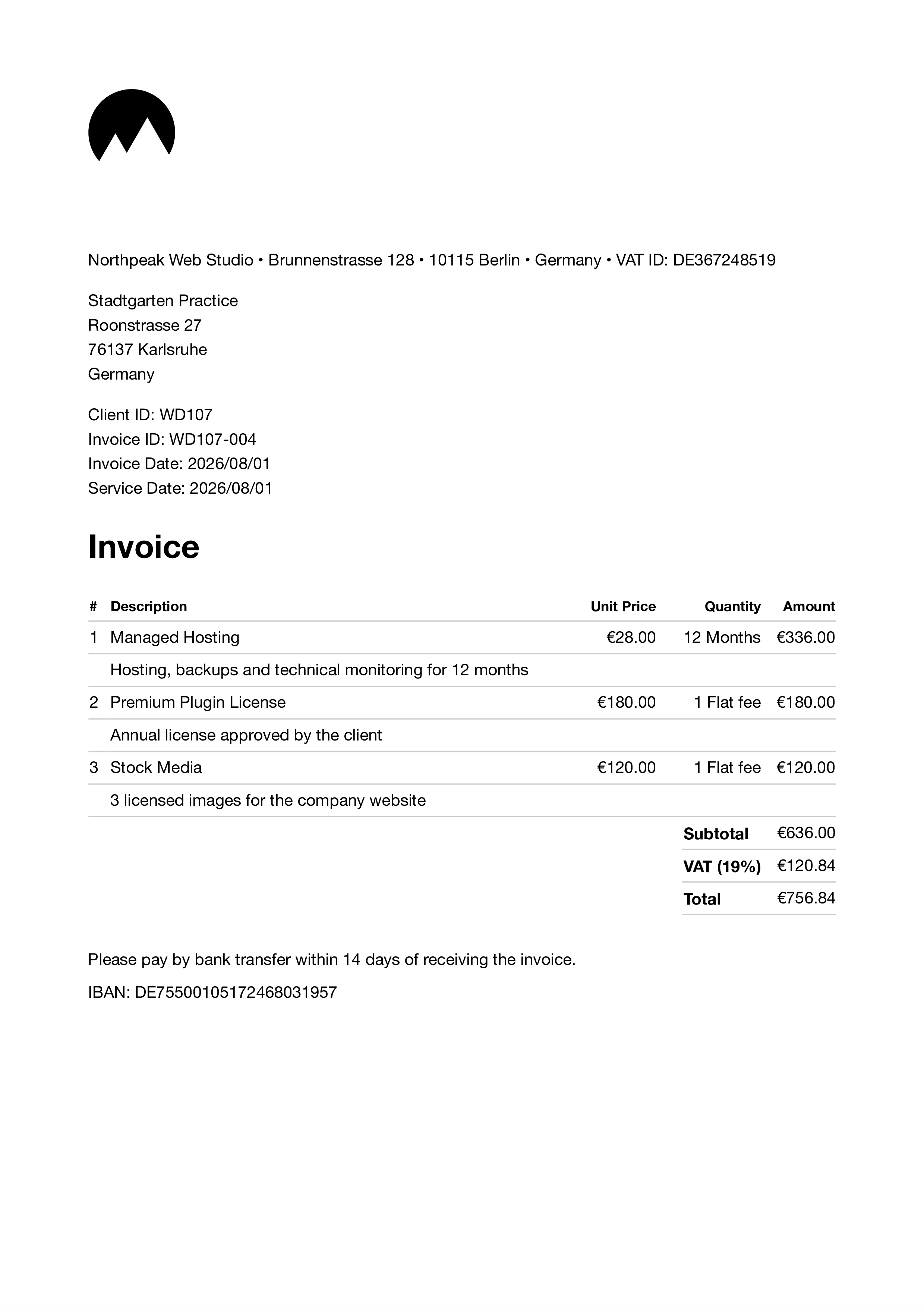 Hosting and third-party costs