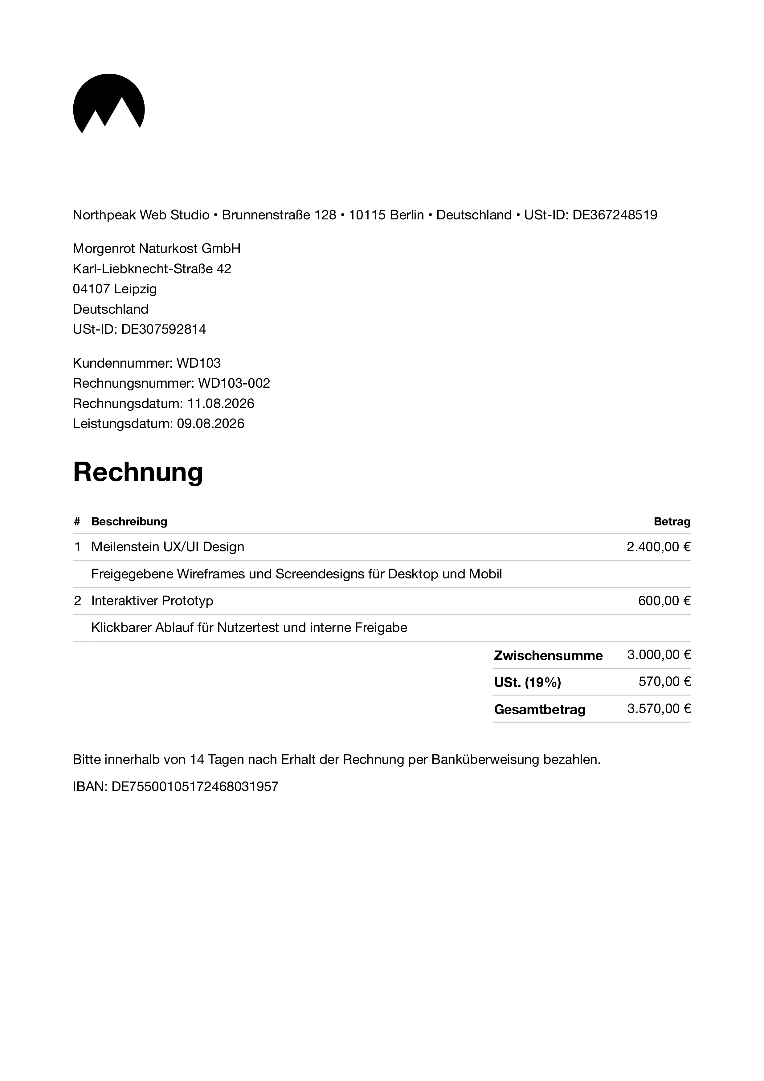 Design-Meilenstein